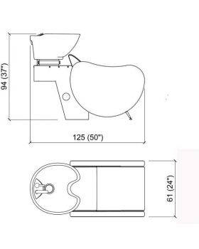 Мойка парикмахерская "MAMBOWASH BASIC"