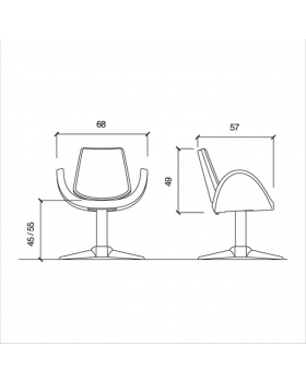 Кресло парикмахерское "Alipes Dieci"