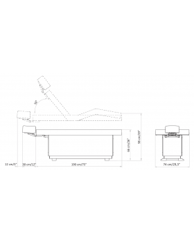 Массажная кушетка "BELLARIA"