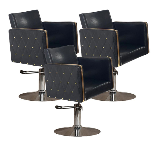 Парикмахерский комплект кресел "Голдиум Блэк Д"