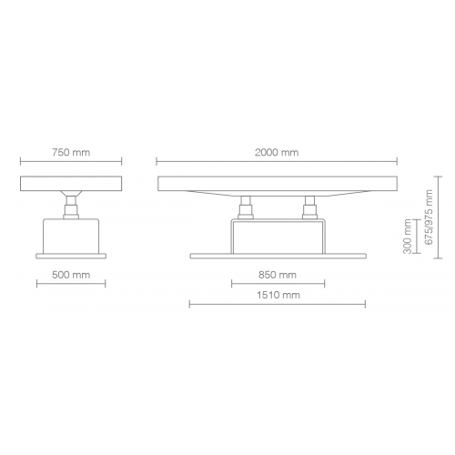 Массажная кушетка "The Clair" without armrests