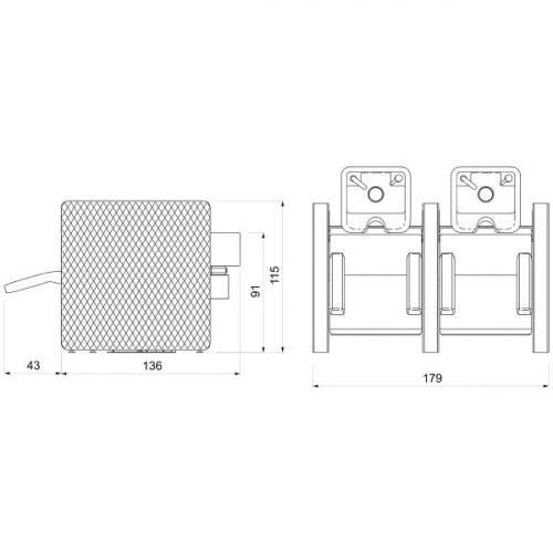 Парикмахерская мойка "VIP LOUNGE 2P"