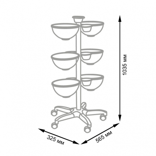 Тележка для аксессуаров "Т-100"