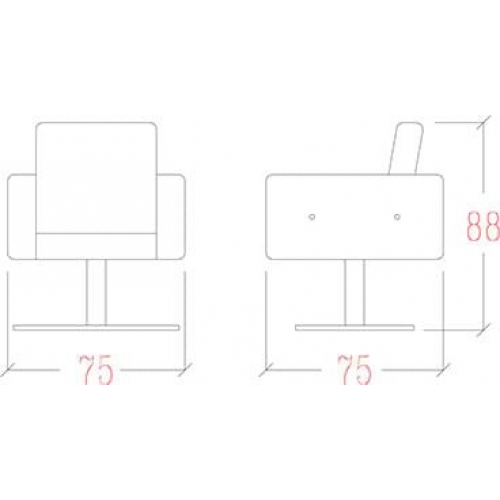 Кресло парикмахерское "CRYSTAL SHINE"