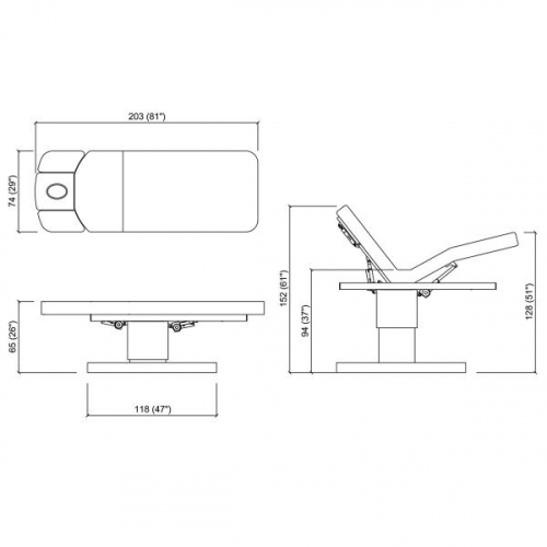Кушетка массажная "FLEX"