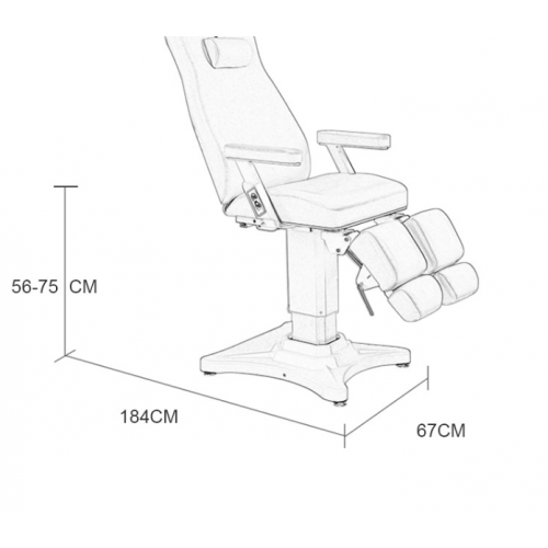 Педикюрное кресло "HZ-3885" 2 мотора