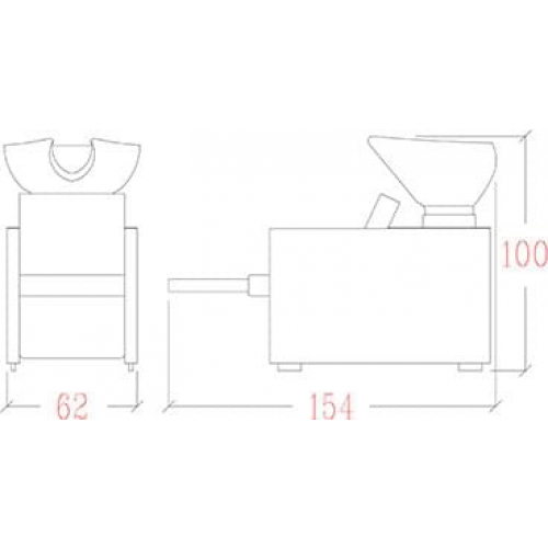 Мойка парикмахерская "XILEMA AIRWASH"