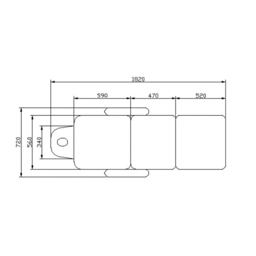 Косметологическое кресло "HZ-3705" 1 мотор