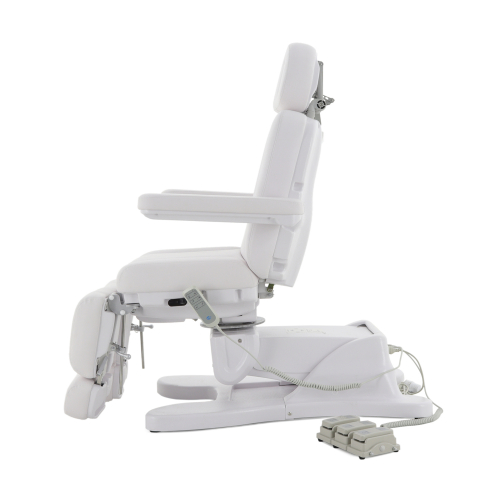 Педикюрное кресло электрическое 3 мотора "ММКП-3/КО-196DP03" с РУ с ножной педалью и пультом управления