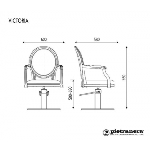 Кресло парикмахерское "VICTORIA"